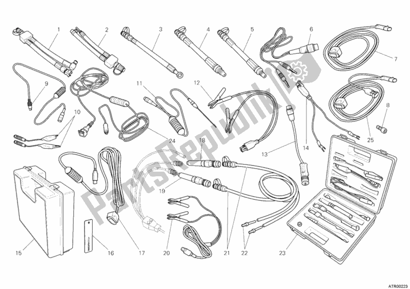 Toutes les pièces pour le Instrument De Contrôle De Pression du Ducati Multistrada 1200 ABS 2011